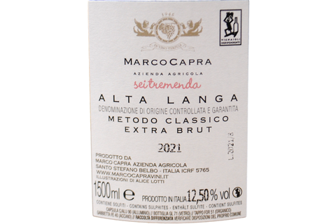 ALTA LANGA EXTRA BRUT 36 MESI "SEITREMENDA" 2021 MAGNUM - MARCO CAPRA