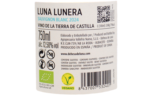 SAUVIGNON BLANC DE LA TIERRA DE CASTILLA BIO "LUNA LUNERA" 2024 - DEHESA DE LUNA