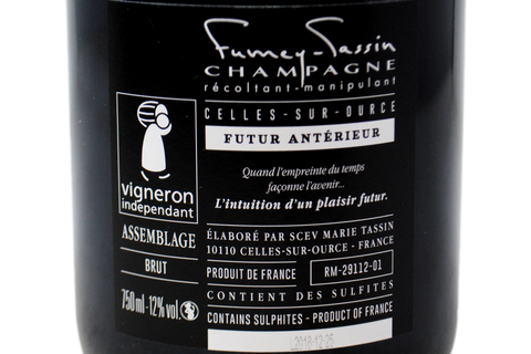 CHAMPAGNE BRUT "FUTUR ANTERIEUR" 2018 - FUMEY-TASSIN