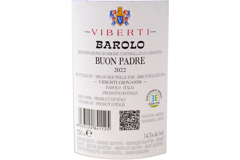 BAROLO DOCG "BUON PADRE" 2022 - GIOVANNI VIBERTI
