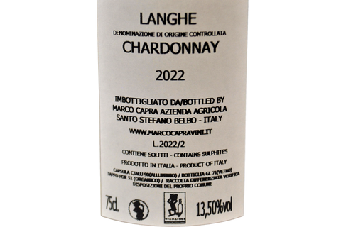 LANGHE DOC CHARDONNAY 2022 - MARCO CAPRA