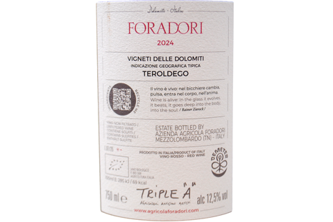 VIGNETI DELLE DOLOMITI IGT TEROLDEGO BIO 2024 - FORADORI