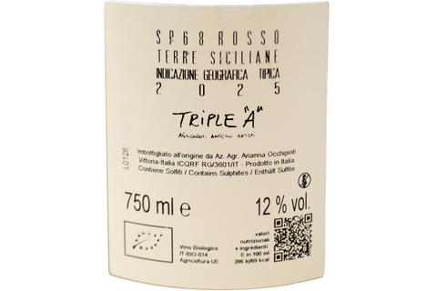 TERRE SICILIANE ROSSO IGT "SP 68" 2025 - ARIANNA OCCHIPINTI