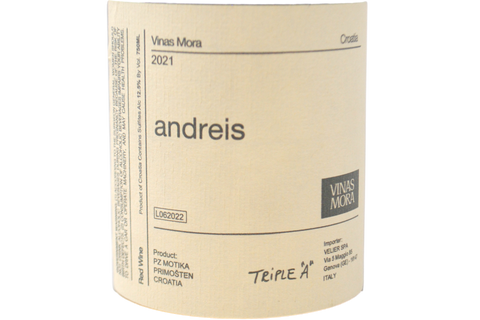 CROATIA RED WINE "ANDREIS" 2021 - VINAS MORA
