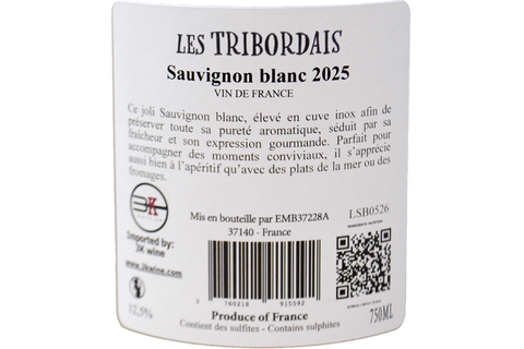 LOIRA SAUVIGNON BLANC 2025 - LES TRIBORDAIS