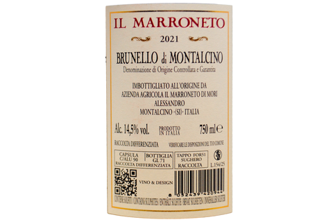 BRUNELLO DI MONTALCINO 2016 - LE MARRONETO