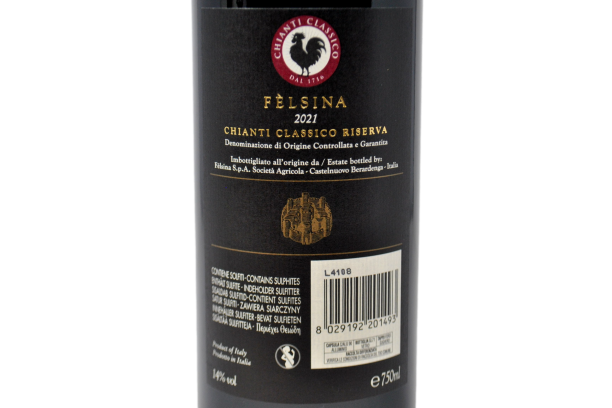 CHIANTI CLASSICO RISERVA DOCG "BERARDENGA" 2021 - FELSINA