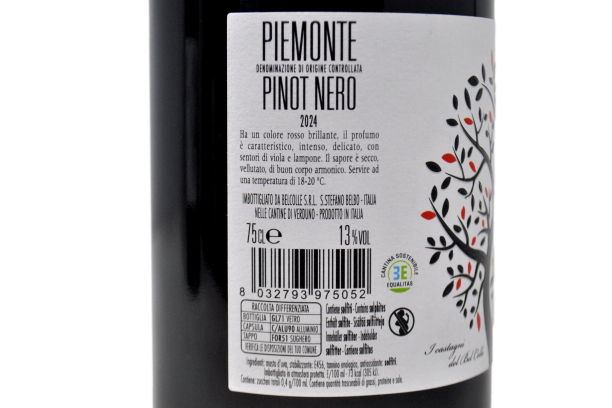 PIEMONTE PINOT NERO DOC 2024 - BELCOLLE