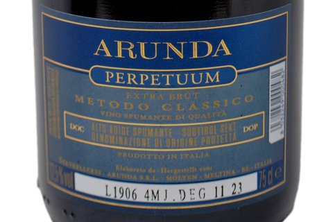 METODO CLASSICO ALTO ADIGE DOP EXTRA BRUT "PERPETUUM" - ARUNDA
