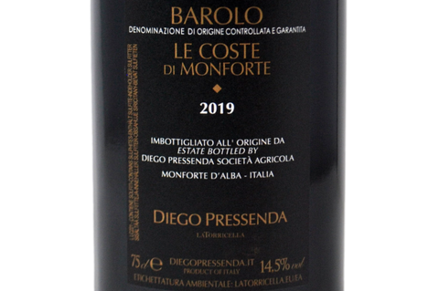 BAROLO DOCG "LE COSTE DI MONFORTE" 2019 - DIEGO PRESSENDA