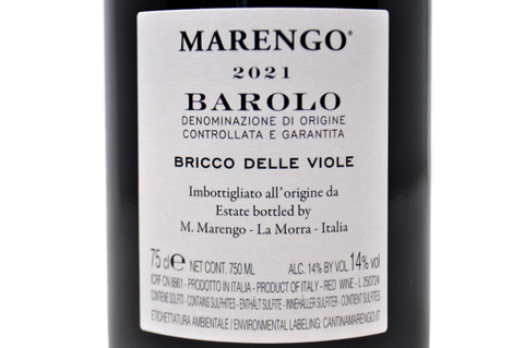 BAROLO DOCG "BRICCO DELLE VIOLE" 2021 - MARENGO