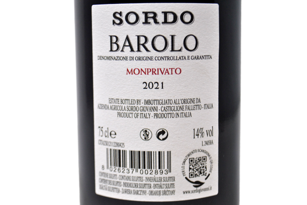 BAROLO DOCG "MONPRIVATO" 2021 - SORDO