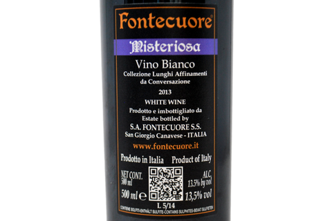 VINO BIANCO "MISTERIOSA" 2013 0,50 L - FONTECUORE