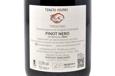 TRENTINO DOC PINOT NERO 2024 - TENUTA VOLPARE