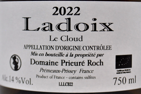 LADOIX BLANC AOC "LE CLOUD" 2022 - DOMAINE PRIEURÉ ROCH