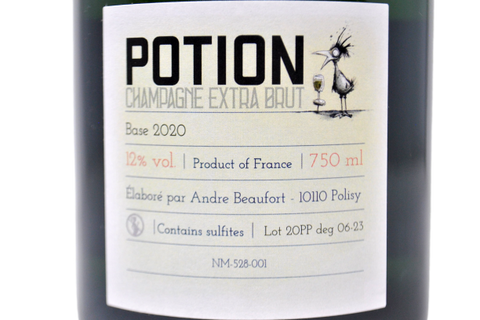 CHAMPAGNE BLANC DE NOIRS NON DOSÉ A POLISY "POTION" BASE 2020 - ANDRE BEAUFORT