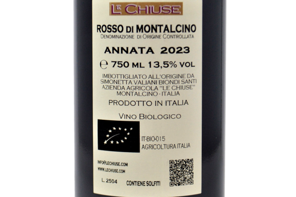 ROSSO DI MONTALCINO DOC 2023 - LE CHIUSE