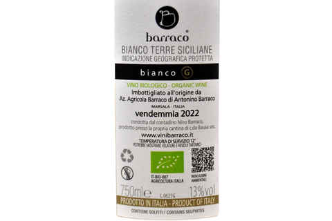 SICILE GRILLO DOC "VITICCIO" 2019 - CONTES SICILIENNES