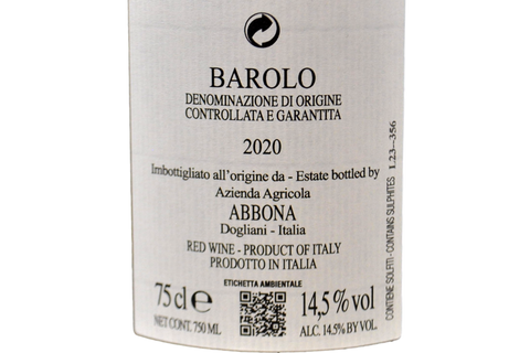 BAROLO DOCG 2020 - MARZIANO ABBONA