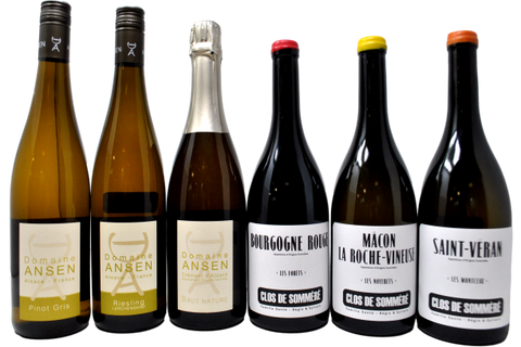 ALSAZIA & BORGOGNA IN VERSIONE WOW - TASTING BOX 6 BOTTIGLIE