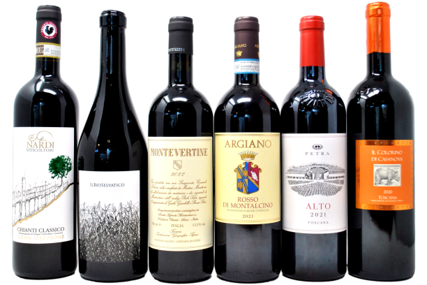 "SFUMATURE TOSCANE" TASTING BOX - 6 BOTTIGLIE