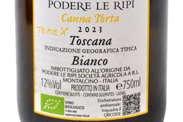 TOSCANA BIANCO IGT "CANNA TORTA" 2023 - PODERE LE RIPI