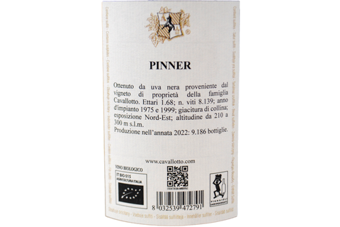 VINO BIANCO "PINNER" 2022 - CAVALLOTTO