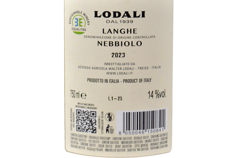 LANGHE NEBBIOLO DOC "LORENS" 2023 - WALTER LODALI