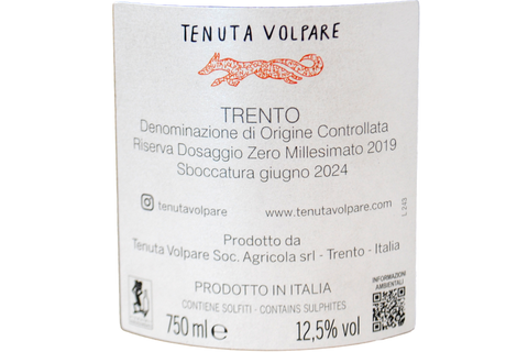 TRENTO DOC RESERVE EXTRA BRUT BLANC DE NOIRS "DISIO" 2017 - ESPAGNOL