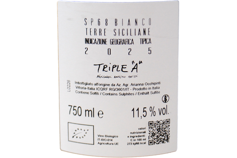 TERRE SICILIANE ROUGE IGT "SP 68" 2019 - ARIANNA OCCHIPINTI
