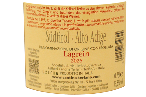 TYROL DU SUD DOC RISERVA LAGREIN "PORPHYR" MAGNUM 2015 - KALLEREI TERLAN