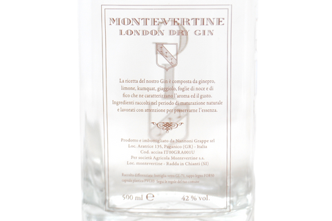 LONDON DRY GIN "MONTEVERTINE" ASTUCCIO - MONTEVERTINE