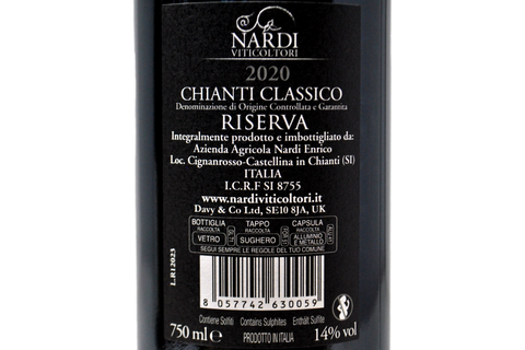 CHIANTI CLASSICO RISERVA DOCG 2020 - NARDI VITICOLTORI