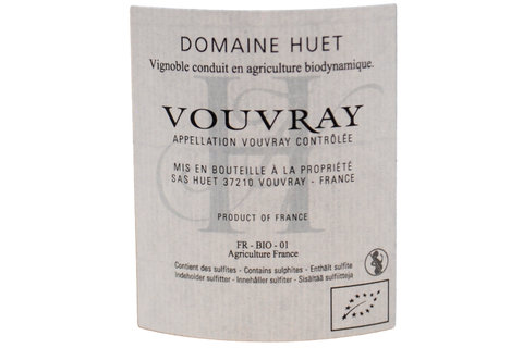VOUVRAY SEC BIO "CLOS DU BOURG" 2023 - DOMAINE HUET