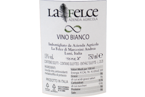 VINO BIANCO "INFINITO" 2025 - LA FELCE