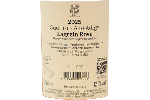 ALTO ADIGE DOC LAGREIN ROSE' 2025 - ABBAZIA DI NOVACELLA