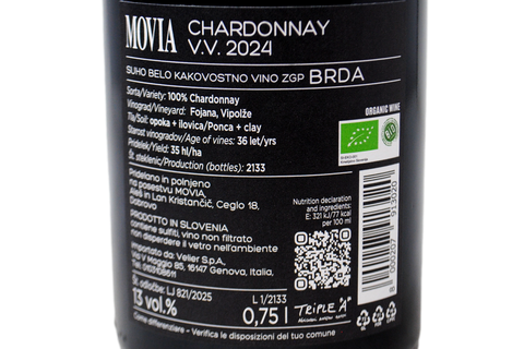 CHARDONNAY BRDA "BLACK LABEL" 2024 - MOVIA