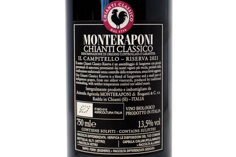 CHIANTI CLASSICO DOCG RISERVA BIO "IL CAMPITELLO" 2021 - MONTERAPONI