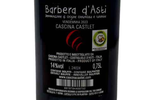 BARBERA D'ASTI DOCG 2023 - CASCINA CASTLET