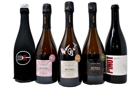 MARCO BUVOLI "IL GIOCO DEL TEMPO" LIMITED EDITION - 4 BOTTIGLIE + CIECA