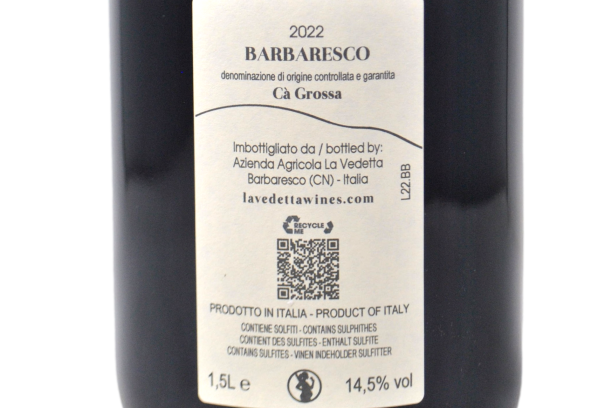 BARBARESCO DOCG "CA GROSSA" 2022 MAGNUM - LA VEDETTA WINES