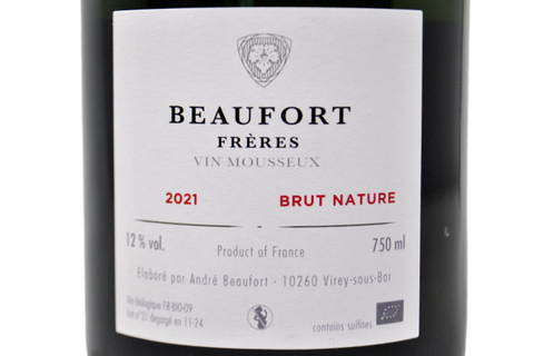 VIN MOUSSEUX "FRERES" 2021 - ANDRE BEAUFORT