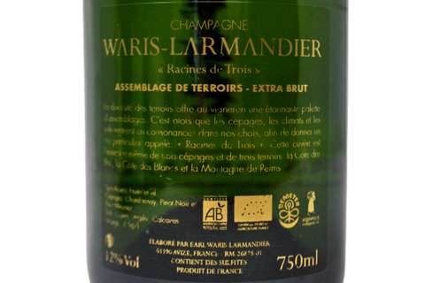 CHAMPAGNE EXTRA BRUT "RACINES DE TROIS" - WARIS-LARMANDIER