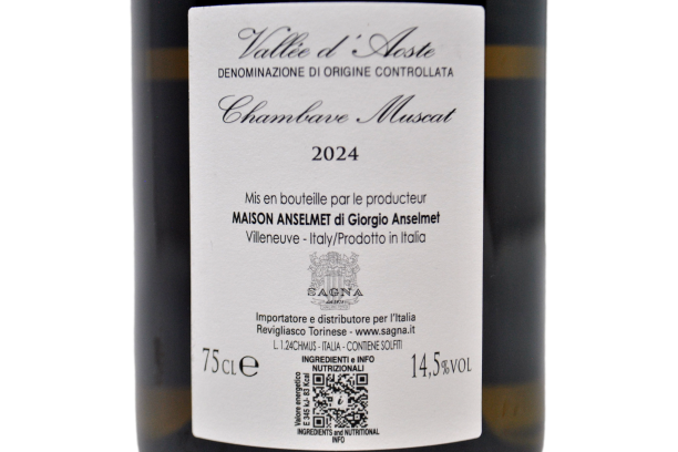 Val d'Aoste Chambave Muscat DOC 2018 - Anselmet