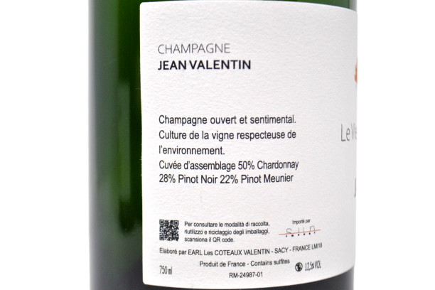 CHAMPAGNE BRUT "LE VIEUX MILLÉSIME" 2018 - JEAN VALENTIN