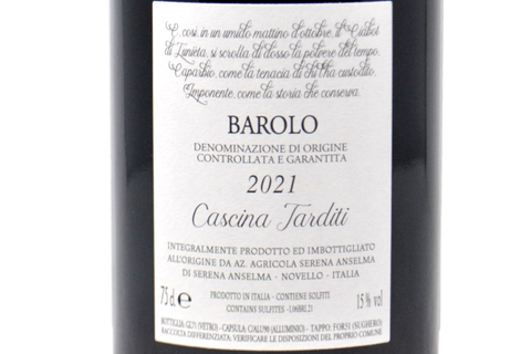 BAROLO DOCG CERVIANO-MERLI 2021 - COGLI L'ATTIMO