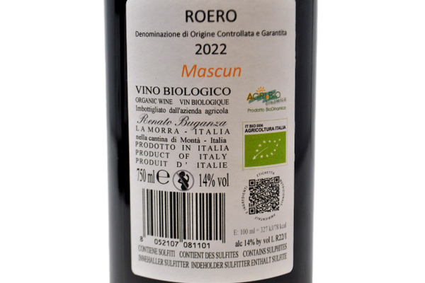 ROERO DOCG BIO "MASCUN" 2022 - RADICI E FILARI