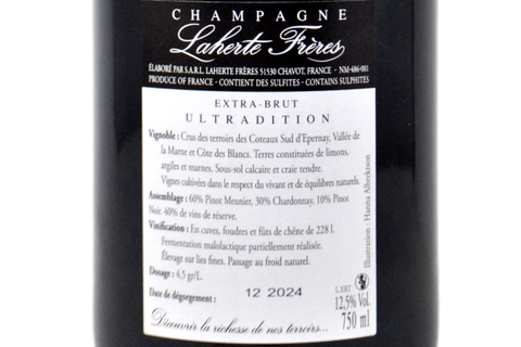 CHAMPAGNE EXTRA BRUT "ULTRADITION" - LAHERTE FRÈRES