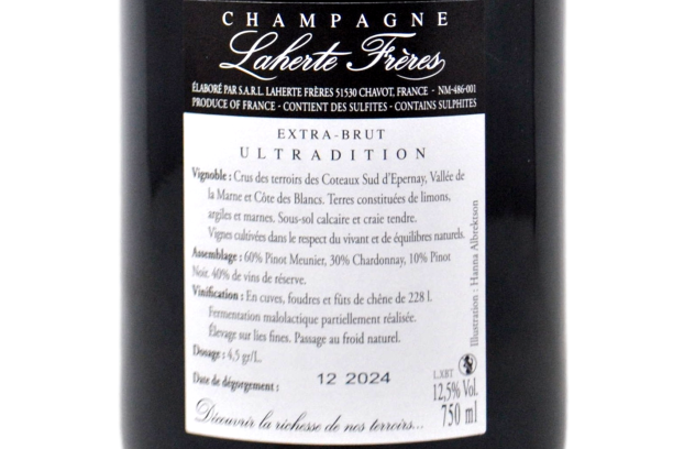 CHAMPAGNE EXTRA BRUT "ULTRADITION" - LAHERTE FRÈRES
