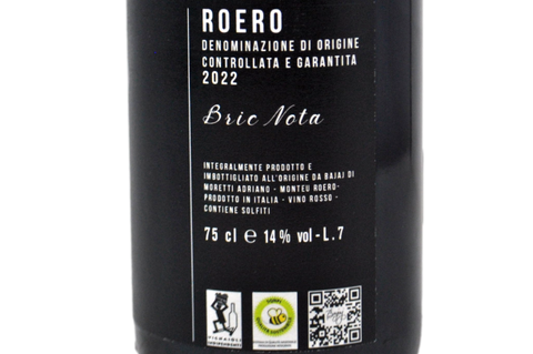 ROERO DOCG "BRIC NOTA" 2022 - BAJAJ